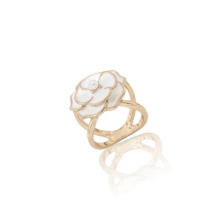 Inel pentru esarfa Rose White 31193 Ibucork.ro