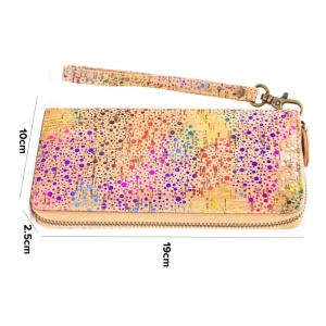 Portofel din pluta Multicolored 32733 Ibucork.ro