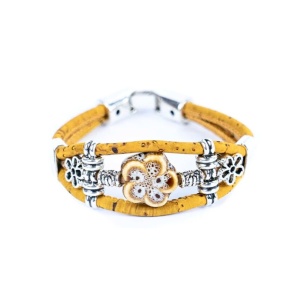 Bratara din pluta Flowers 33184 Ibucork.ro