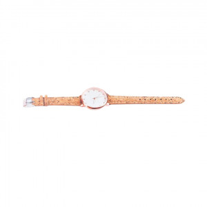 Ceas elegant cu bratara din pluta Natur 26164 Ibucork.ro