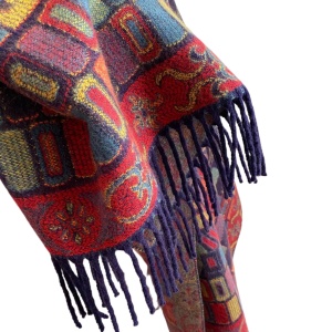 Esarfa casmir jacquart Maya, 2, ibucork.ro