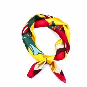 Esarfa din satin Horse Print 33534 Ibucork.ro