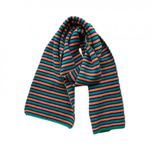 Fular unisex cu dungi tricotat