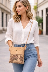 Geanta dama crossbody din pluta Natural Marble, 5, ibucork.ro