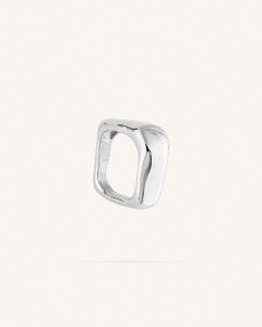 Inel din inox Bold Wave Silver, 3, ibucork.ro