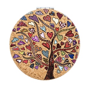Oglinda portabila din pluta Love Tree