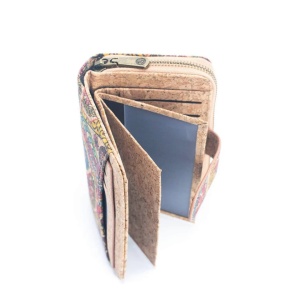 Portofel din pluta cu portcard detasabil 32894 Ibucork.ro