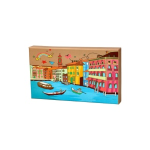 Portofel din pluta pentru carduri Urban Print 33004 Ibucork.ro