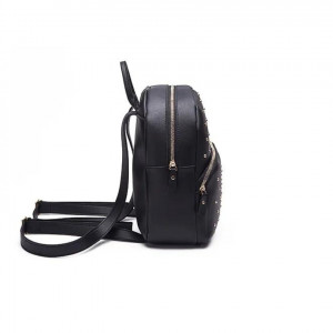 Rucsac negru cu tinte metalice 19754 Ibucork.ro