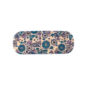 Toc ochelari pluta imprimeu floral albastru
