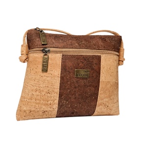 Geanta dama crossbody din pluta Natural Brown, 2, ibucork.ro