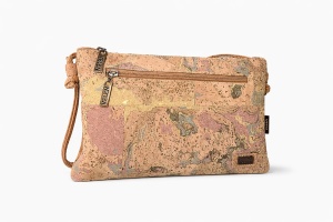Geanta dama crossbody din pluta Textures Pink, 2, ibucork.ro