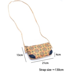 Geanta dama din pluta crossbody Tiles, 4, ibucork.ro
