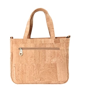 Geanta din pluta cu buzunar frontal White 36185 Ibucork.ro