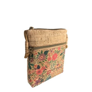 Gentuta din pluta crossbody Summer Flowers 36155 Ibucork.ro
