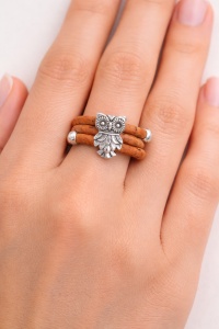 Inel din pluta Owl, 3, ibucork.ro