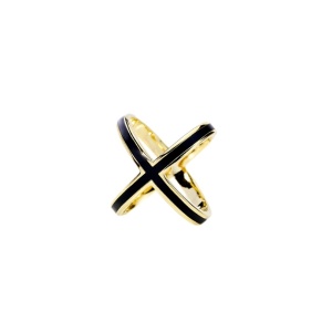 Inel pentru esarfa Cross Black 29255 Ibucork.ro