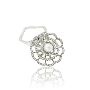 Inel pentru esarfa stil brosa Floare 31215 Ibucork.ro