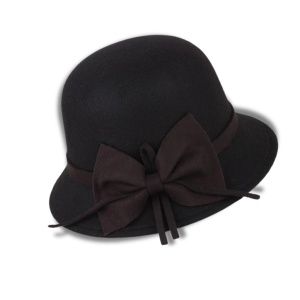 Palarie dama eleganta rotunda neagra, 2, ibucork.ro