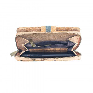 Portofel compact din pluta cu clapa 15655 Ibucork.ro