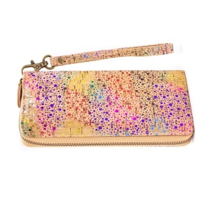Portofel din pluta Multicolored 32735 Ibucork.ro