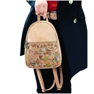 Rucsac Duo din pluta natural-Mozaic 36325 Ibucork.ro