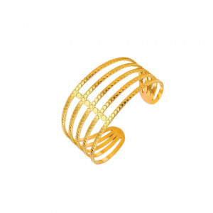 Bratara Bangle placata cu aur 26006 Ibucork.ro