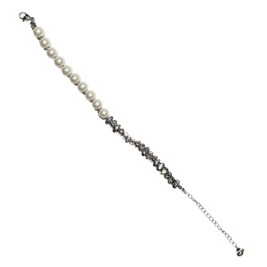 Bratara perle reglabila din inox, 3, ibucork.ro