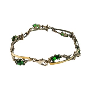 Bratara din argint Emerald 35596 Ibucork.ro