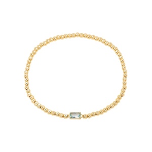 Bratara placata cu aur pe elastic cu zirconiu 34206 Ibucork.ro