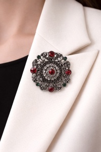Brosa eleganta Royal Flower, 3, ibucork.ro