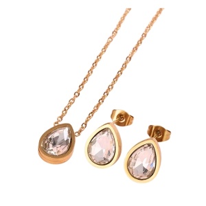 Colier reglabil placat cu aur Tear 34896 Ibucork.ro