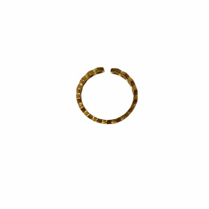 Inel reglabil din argint placat cu aur Infinity 27856 Ibucork.ro