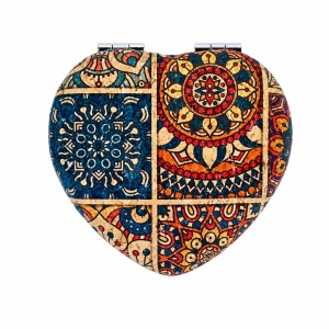 Oglinda portabila din pluta Heart - Tradition
