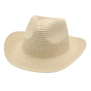 Palarie unisex din rafie Vintage 37526 Ibucork.ro