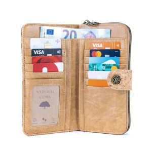 Portofel dama din pluta Patchwork albastru, 2, ibucork.ro