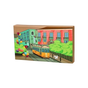 Portofel din pluta pentru carduri Urban Print 33006 Ibucork.ro