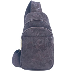 Rucsac crossbody din pluta Brown