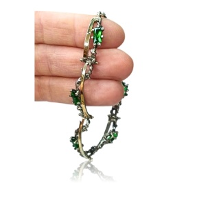 Bratara din argint Emerald 35597 Ibucork.ro