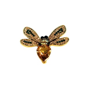 Brosa eleganta Albinuta cu cristale, 1, ibucork.ro