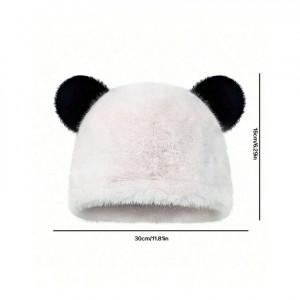 Caciula de blanita artificiala Panda 21607 Ibucork.ro