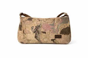 Geanta dama crossbody din pluta Textures Beige