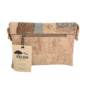 Geanta plic din pluta naturala multicolor, 4, ibucork.ro
