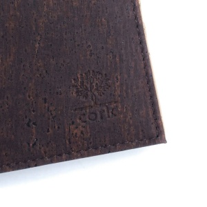 Portofel barbatesc din pluta maro-natural 32877 Ibucork.ro
