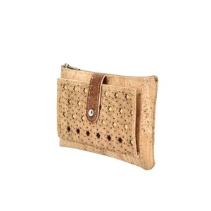 Portofel din pluta Bronze Golden Stars 35727 Ibucork.ro
