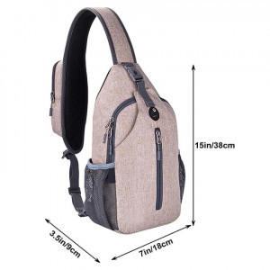 Rucsac crossbody Oxford roz 20057 Ibucork.ro