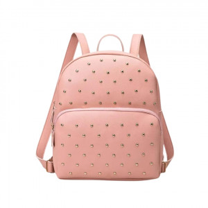 Rucsac roz cu tinte metalice