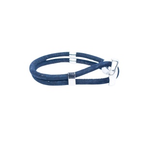 Bratara barbateasca din pluta Knot Navy 33368 Ibucork.ro