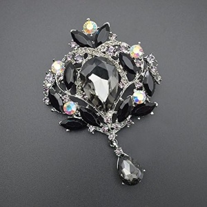 Brosa cu cristale Black Drop, 3, ibucork.ro