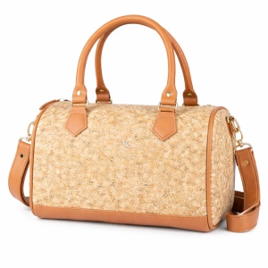 Geanta de mana Duffle din pluta Natur, 2, ibucork.ro